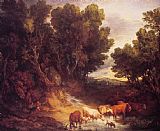 The Watering Place by Thomas Gainsborough